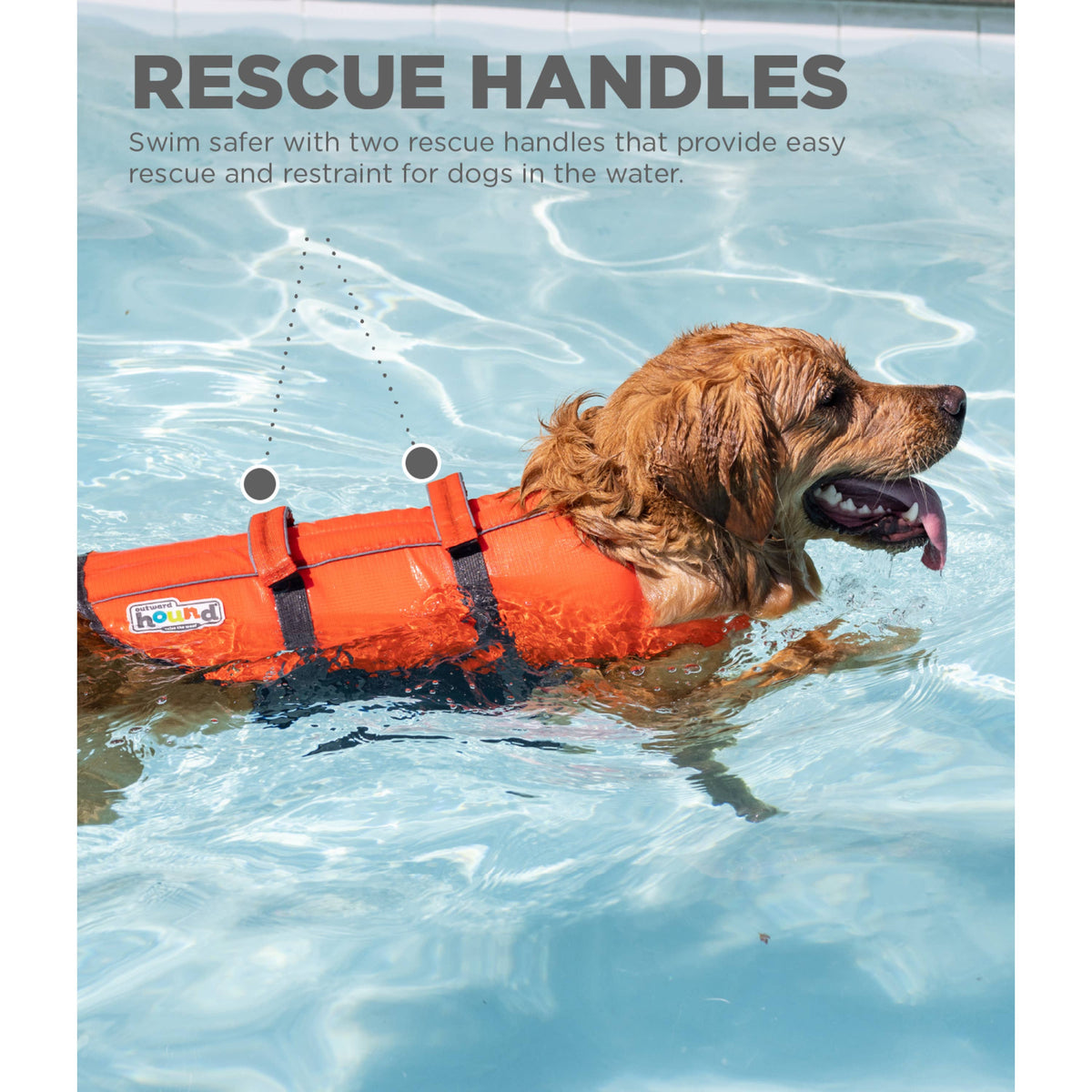 Outward Hound Granby Splash Dog Life Jacket — Medium