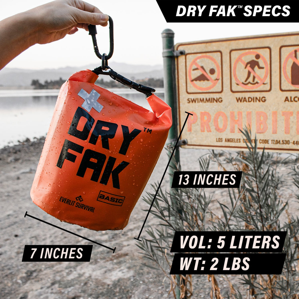 Everlit DRY FAK Waterproof First Aid Kit