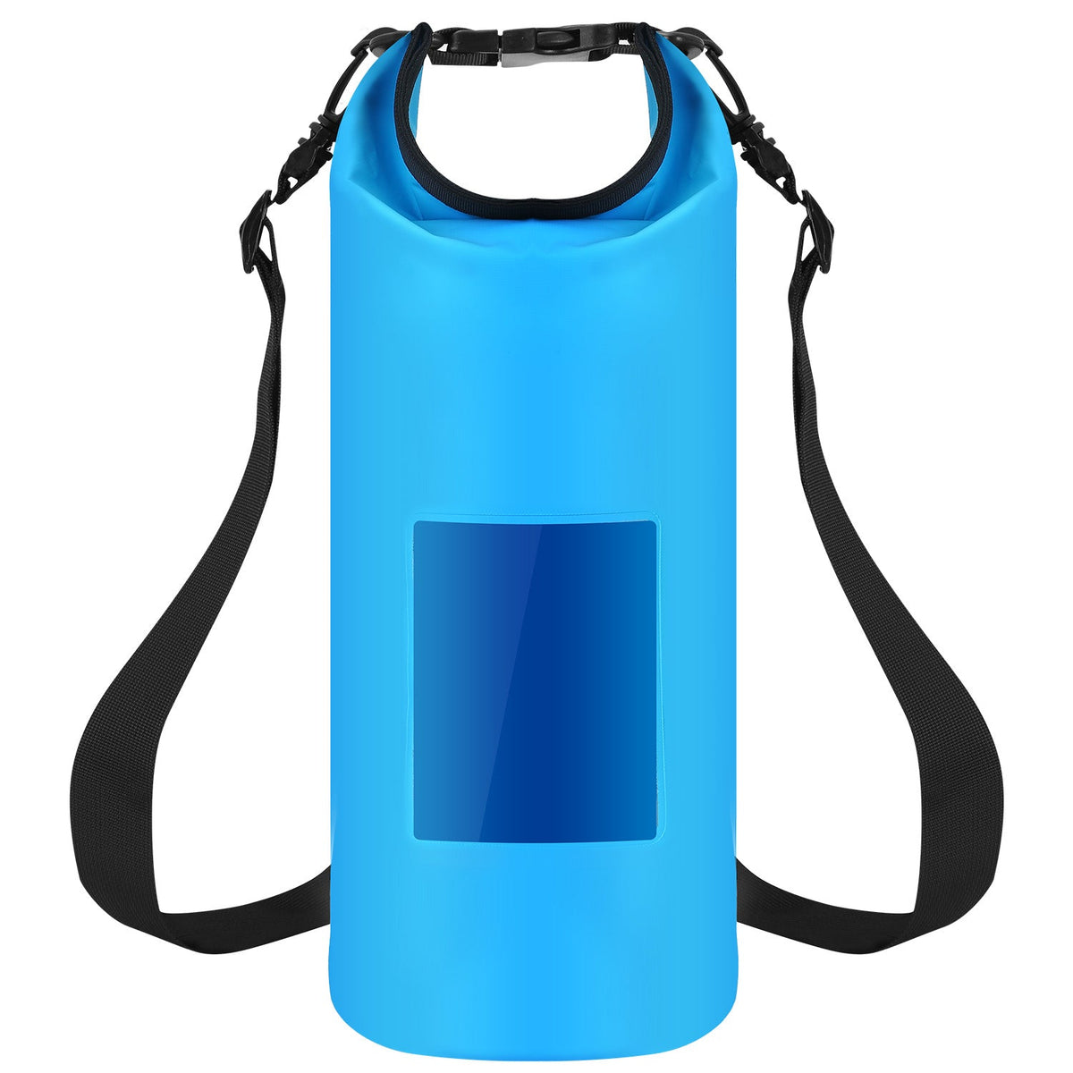 Floating Waterproof Dry Bag Floating Dry Sacks with Observable Window 10L Roll Top Lightweight Dry Storage Bag for Kayaking Rafting Boating Swimming C