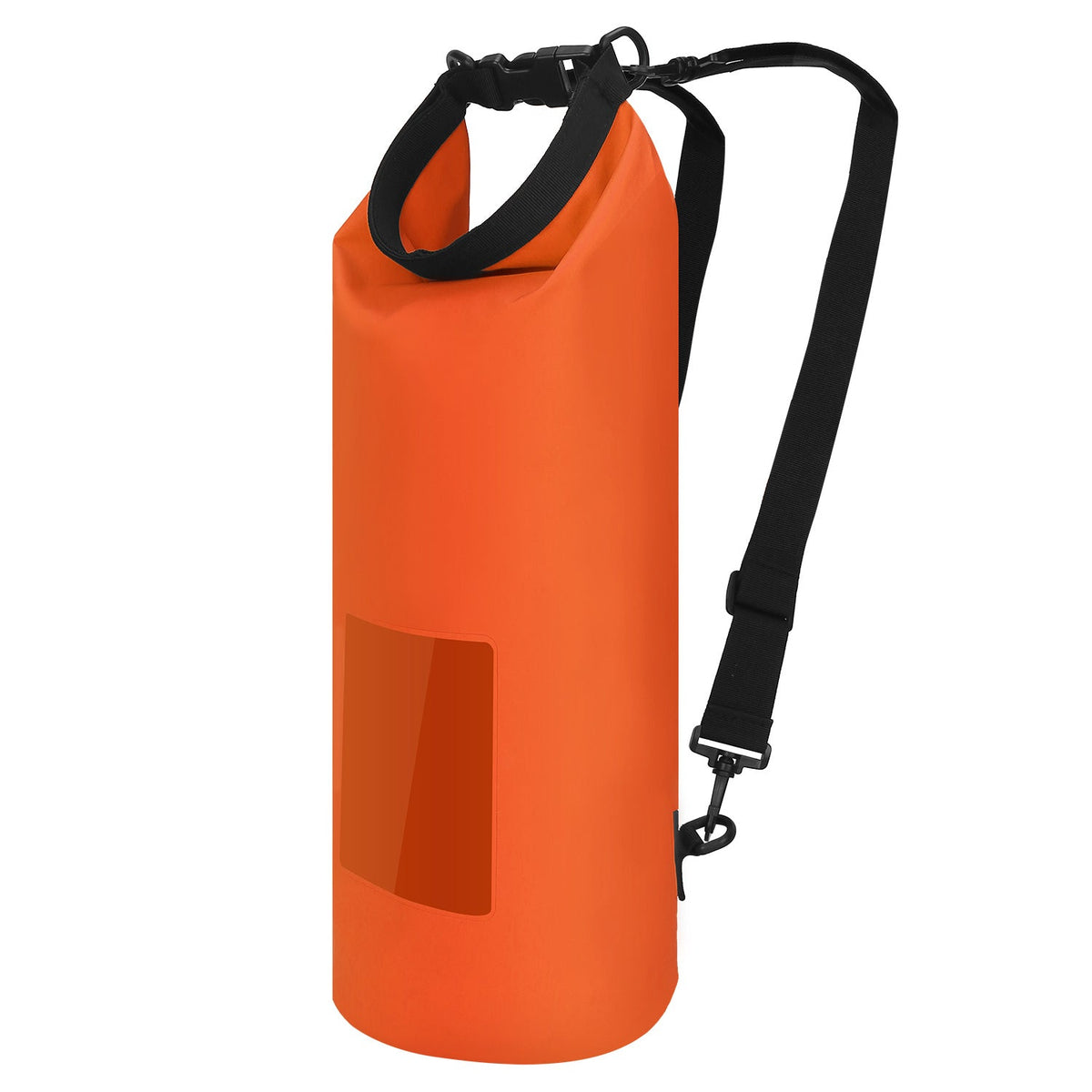 Floating Waterproof Dry Bag Floating Dry Sacks with Observable Window 10L Roll Top Lightweight Dry Storage Bag for Kayaking Rafting Boating Swimming C